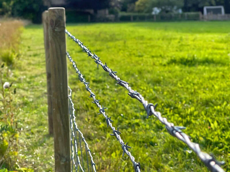 Barbed Wire Fence Wildlife Barriers