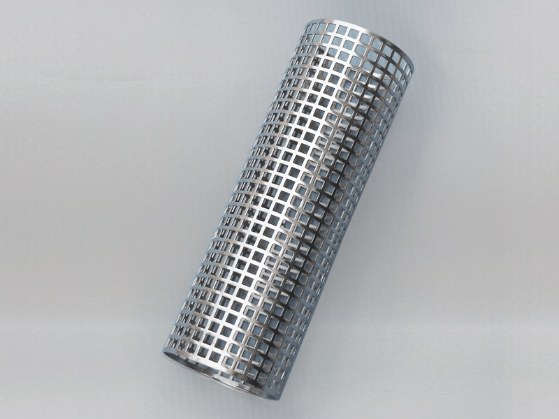 Square hole perforated pipe